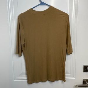Tan Short Sleeved Shirt - A New Day - Large